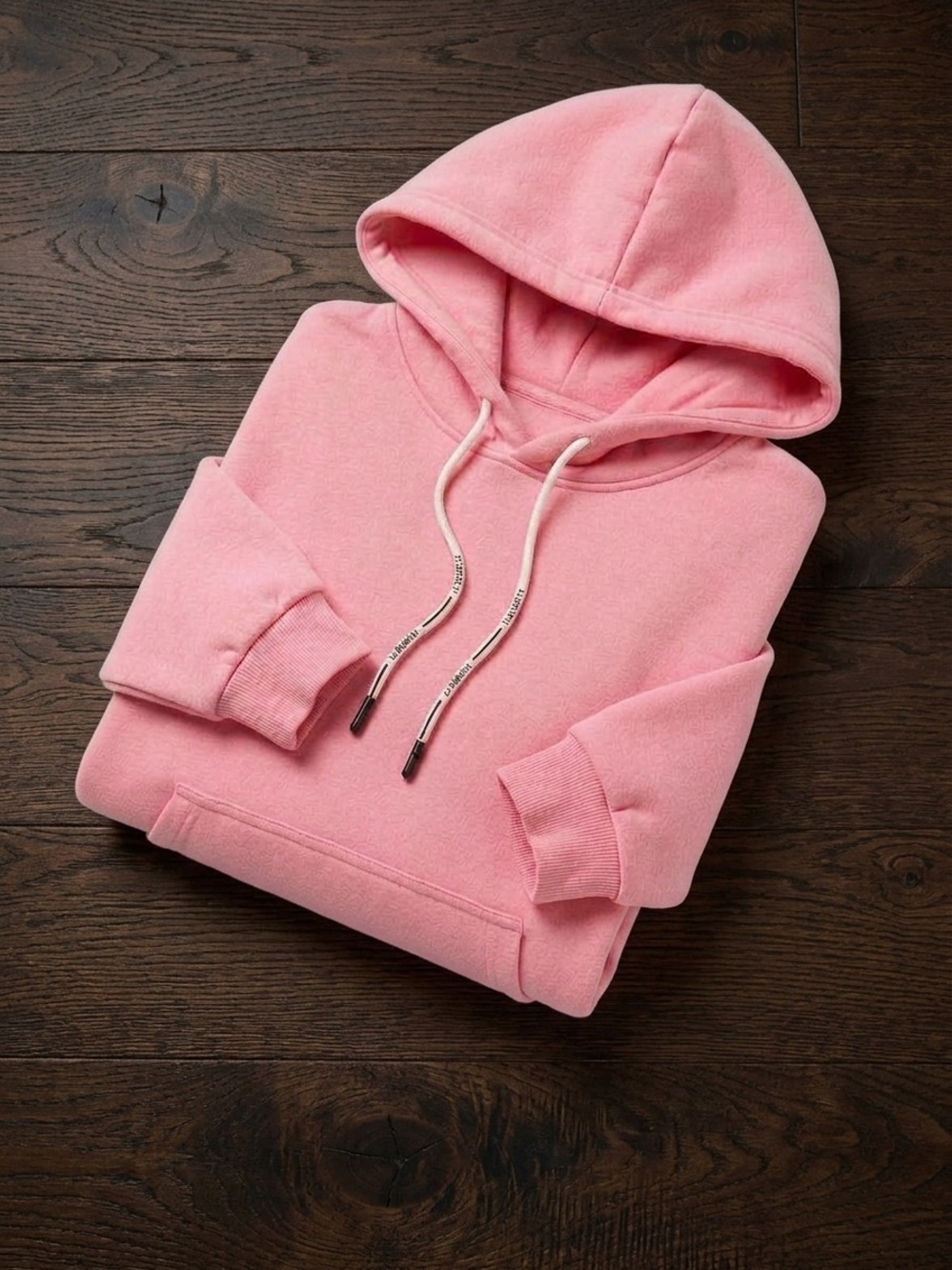 Women's Pink Hooded Sweatshirt - Cozy Pullover Hoodie